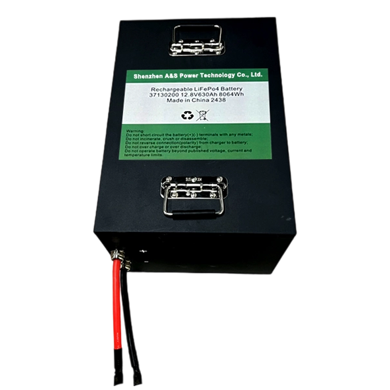 AS Power 12.8v 630Ah Lifepo4 Rechargeable Battery Pack