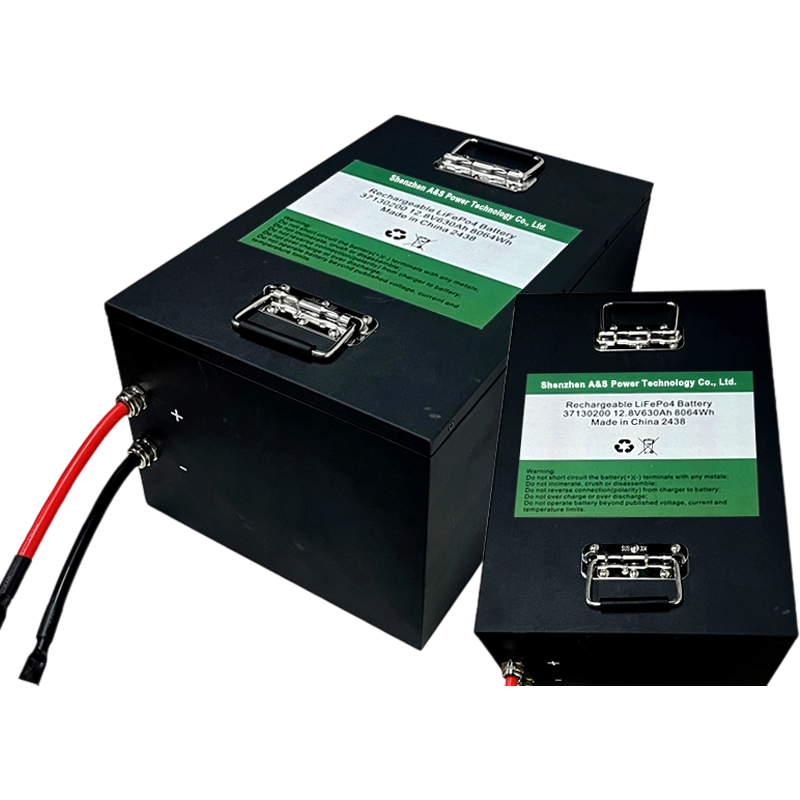 AS Power 12.8v 630Ah Lifepo4 Rechargeable Battery Pack