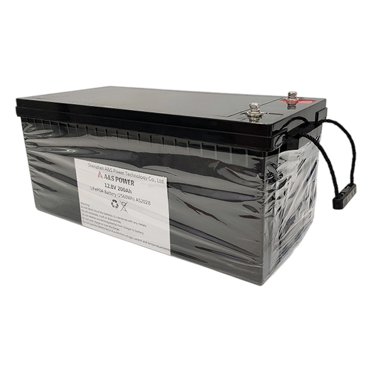 AS Power 12.8v 200Ah Lifepo4 Rechargeable Battery Pack