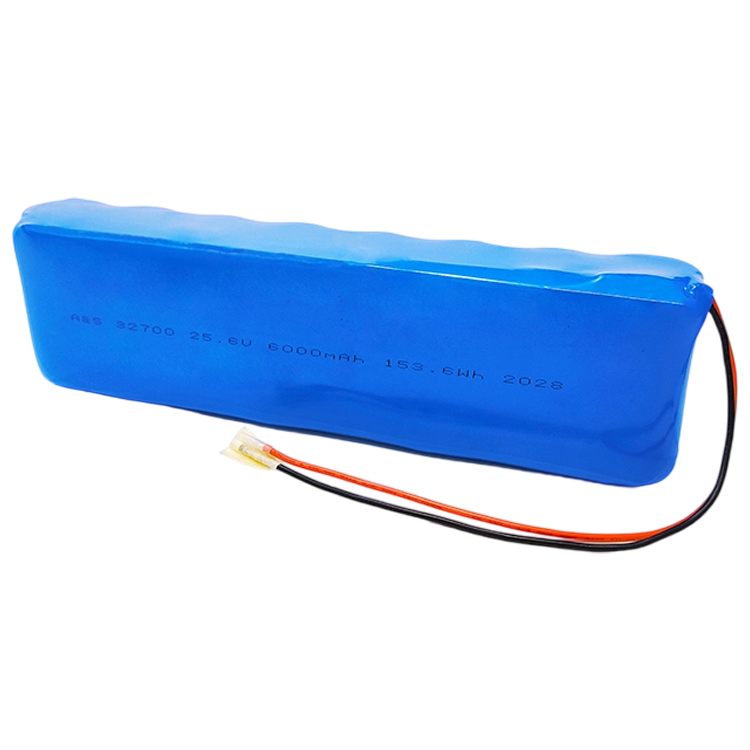 AS32700 25.6v 6Ah 8S1P Lifepo4 Rechargeable Battery Pack