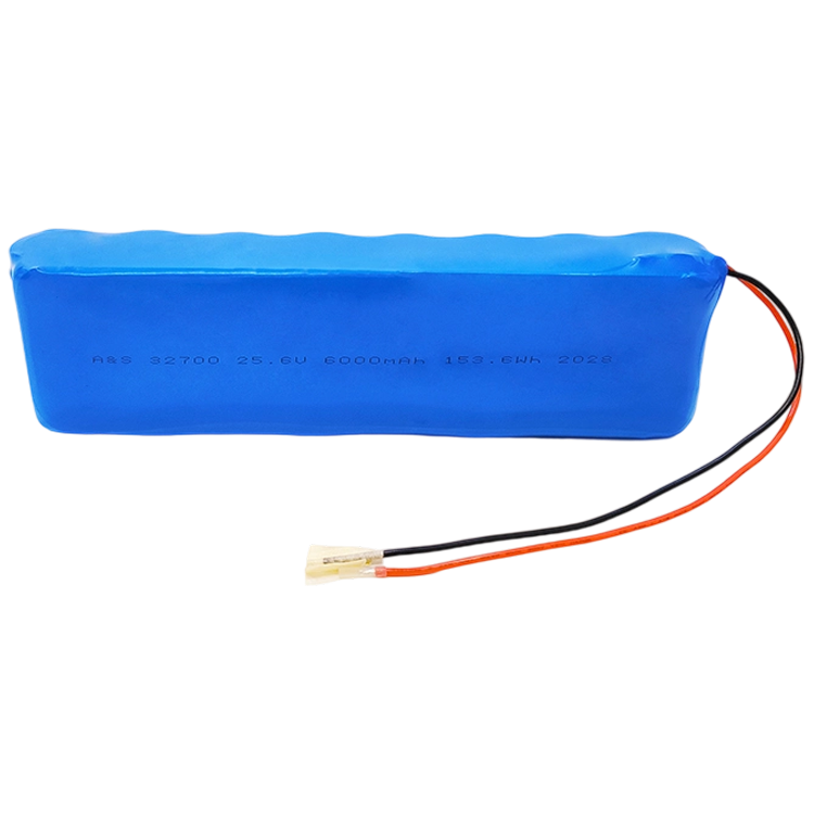 AS32700 25.6v 6Ah 8S1P Lifepo4 Rechargeable Battery Pack