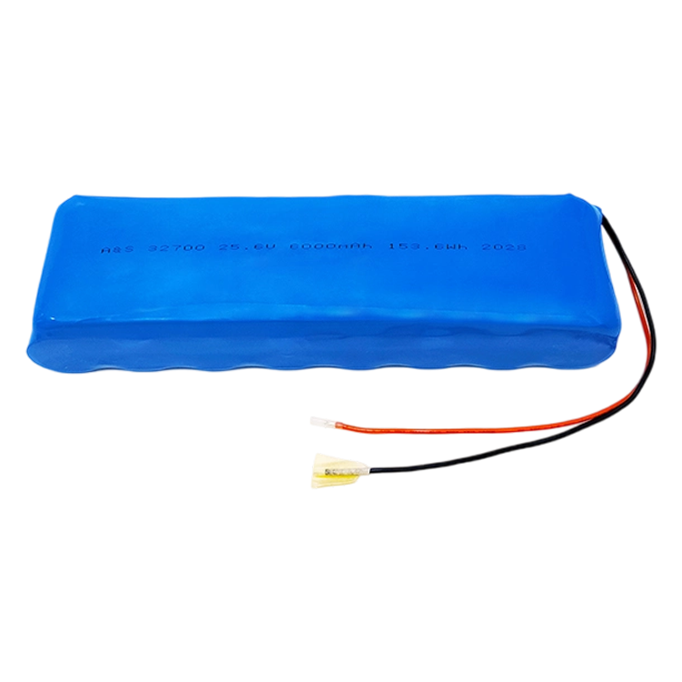 AS32700 25.6v 6Ah 8S1P Lifepo4 Rechargeable Battery Pack