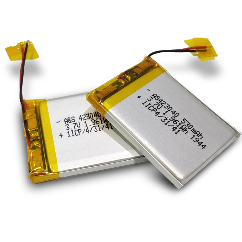 AS423040 3.7V 530mAh Li-Polymer Battery
