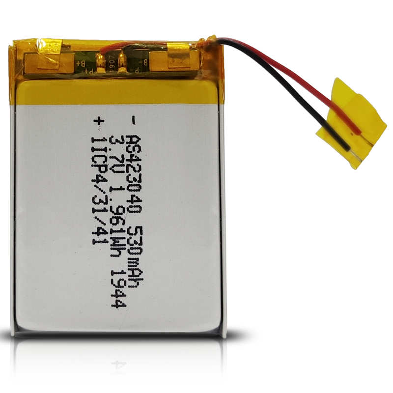 AS423040 3.7V 530mAh Li-Polymer Battery