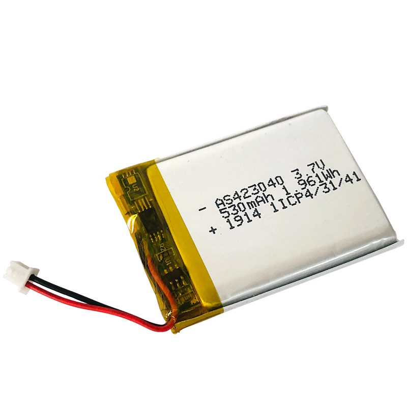 AS423040 3.7V 530mAh Li-Polymer Battery