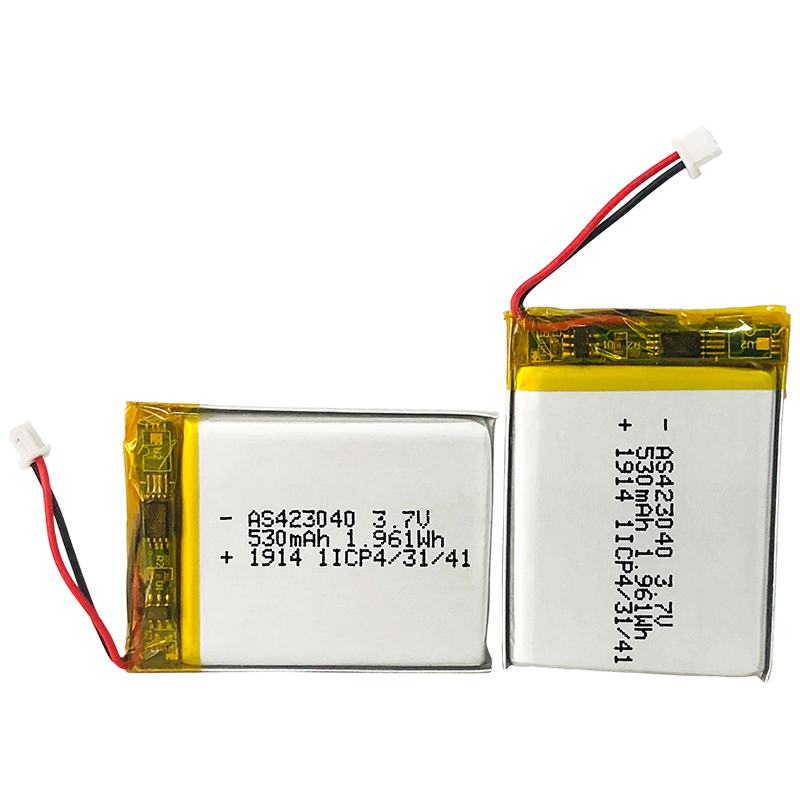 AS423040 3.7V 530mAh Li-Polymer Battery