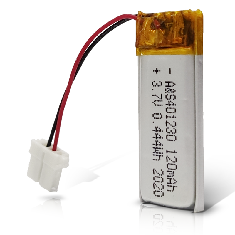 AS401230 3.7V 120mAh Li Polymer Battery