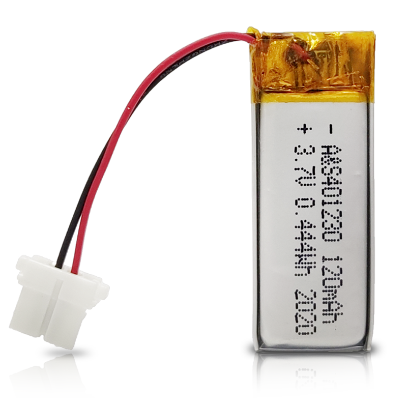 AS401230 3.7V 120mAh Li Polymer Battery
