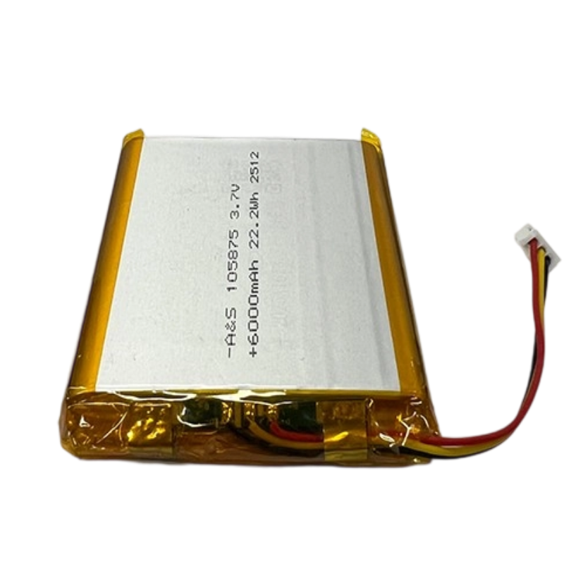 AS105875 3.7V 6000mAh Rechargeable Lithium Polymer Battery
