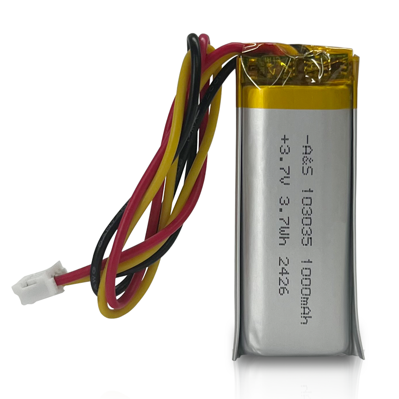 AS103035 3.7V 1000mAh Lithium Polymer Battery