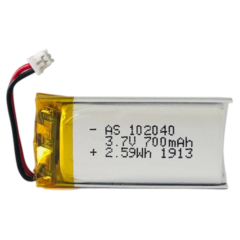AS102040 3.7V 700mAh Lithium Polymer Battery
