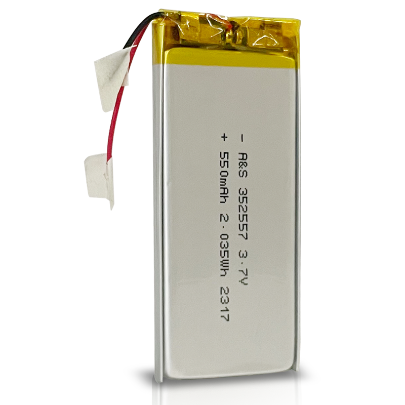 AS352557 3.7V 550mAh Lithium Polymer Battery