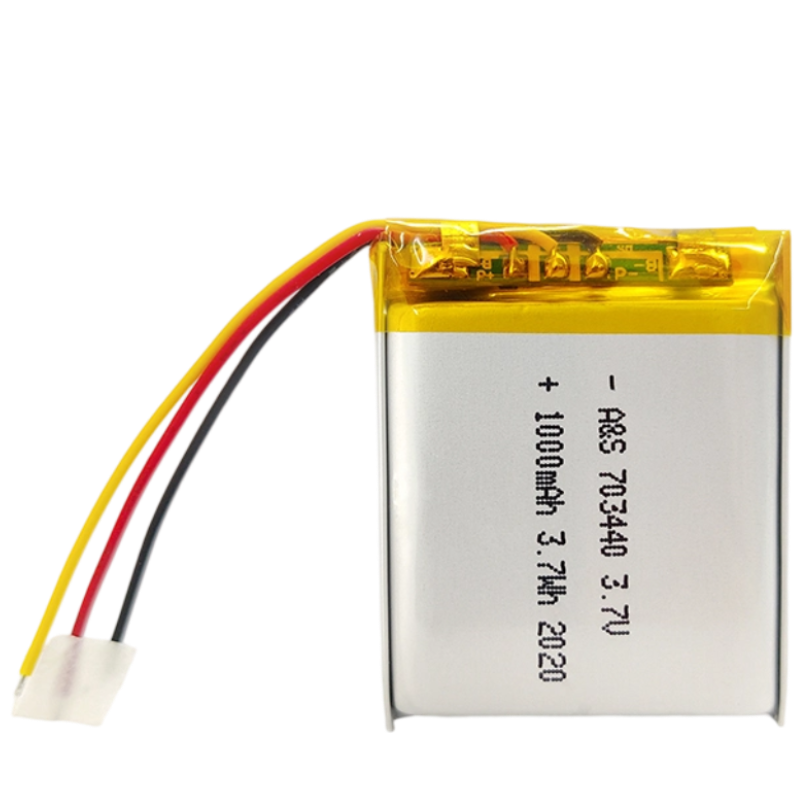 AS703440 3.7V 1000mAh Lithium Polymer Battery