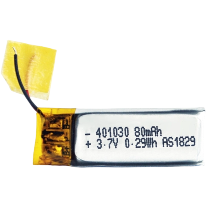 AS401030 3.7V 80mAh LiPo Battery