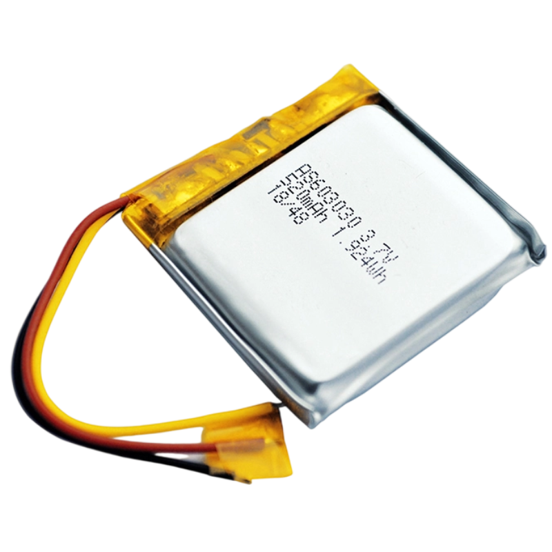 AS603030 3.7v 520mAh Lithium Polymer Battery