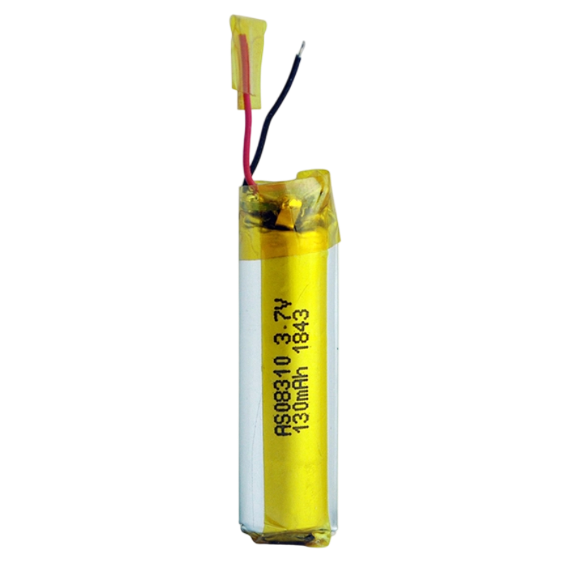 AS08310 3.7v 130mAh Small Capacity Li-Polymer Battery