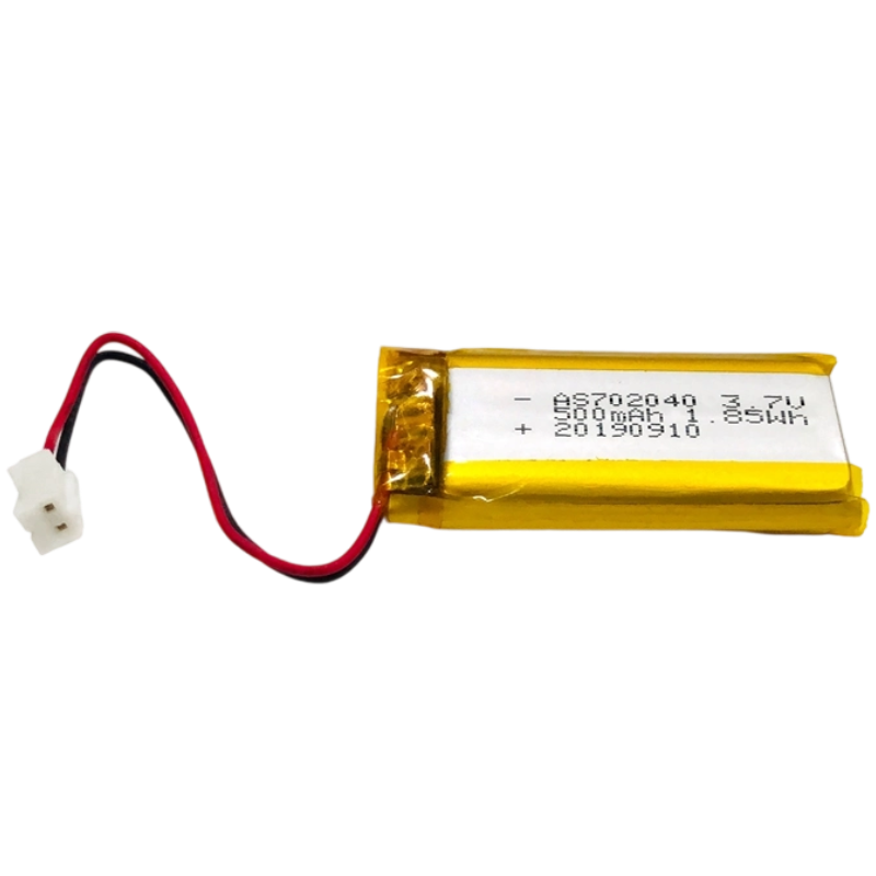 AS702040 3.7V 500mAh Lithium Polymer Battery