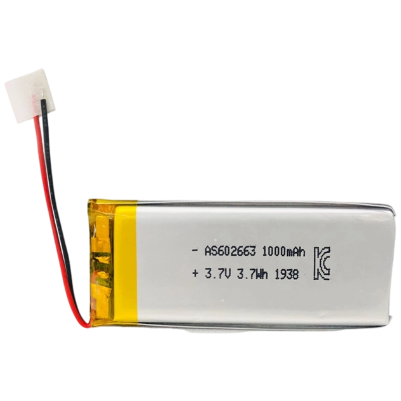 AS602663 3.7V 1000mAh Lithium Polymer Battery