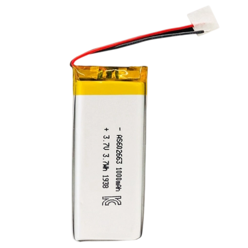 AS602663 3.7V 1000mAh Lithium Polymer Battery