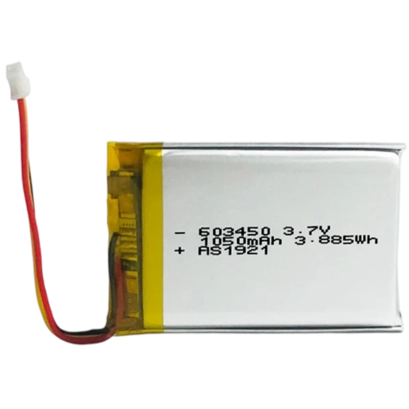 AS603450 3.7V 1050mAh Lithium Polymer Battery