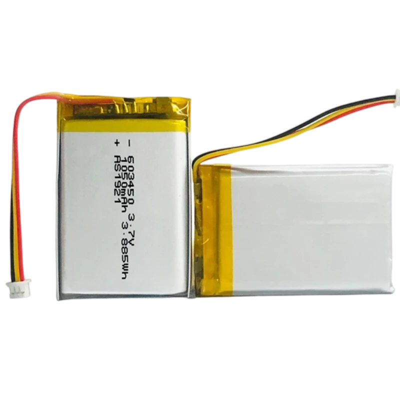 AS603450 3.7V 1050mAh Lithium Polymer Battery