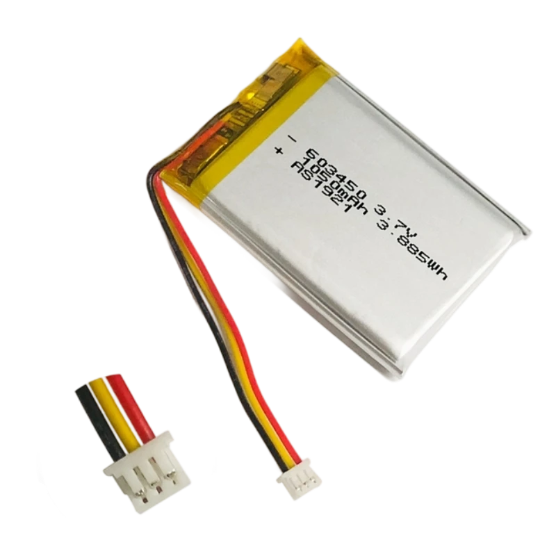 AS603450 3.7V 1050mAh Lithium Polymer Battery