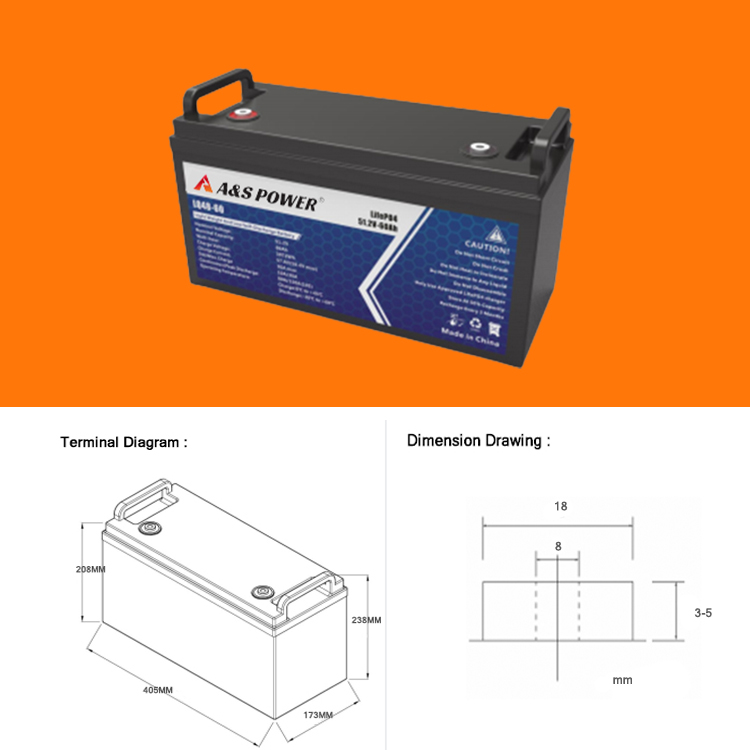 AS Power 48v 50Ah Lifepo4 Rechargeable Battery Pack