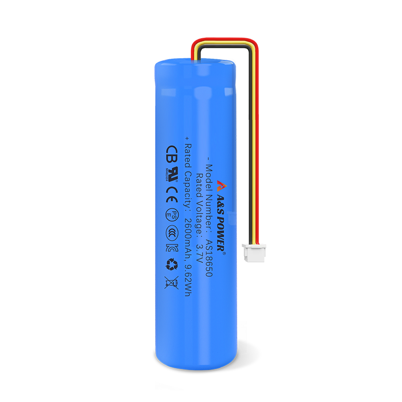 18650 3.7v 2600mAh Lithium ion battery