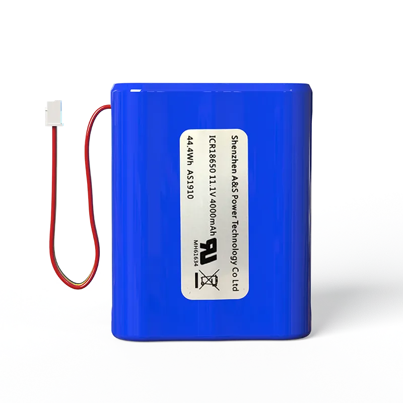 18650 11.1V 4000mAh 3S2P Li-ion Battery Packs 500 Deep Cycles