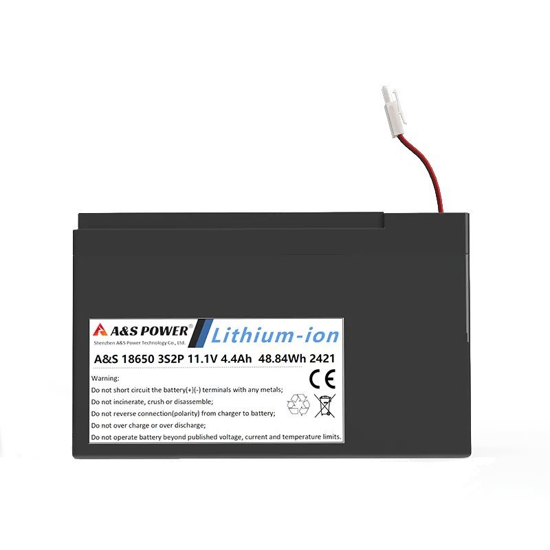 18650 11.1v 4400mAh 3S2P Lithium Ion Battery Pack 500 Deep Cycles