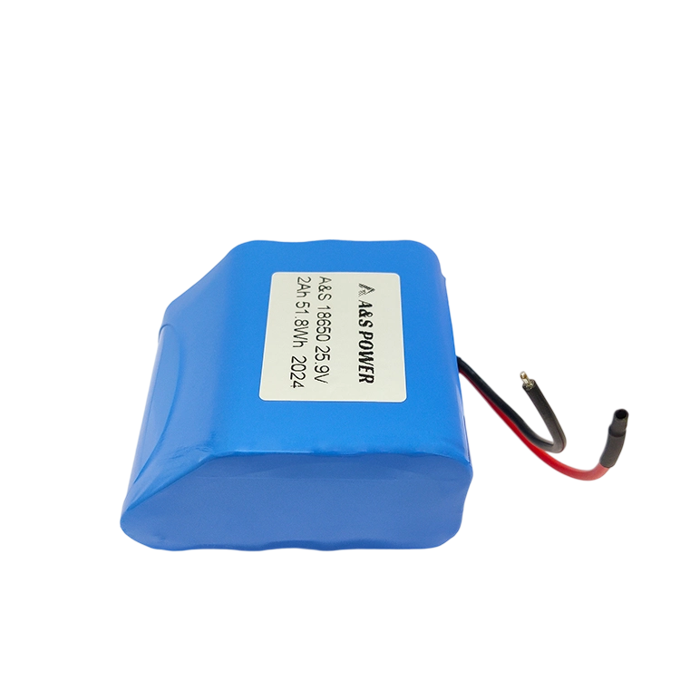 18650 25.9v 7S1P 2Ah Lithium Ion Battery Pack 500 Deep Cycles