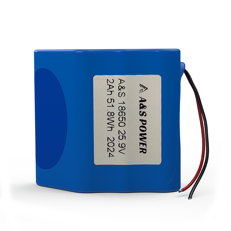 18650 25.9v 7S1P 2Ah Lithium Ion Battery Pack 500 Deep Cycles