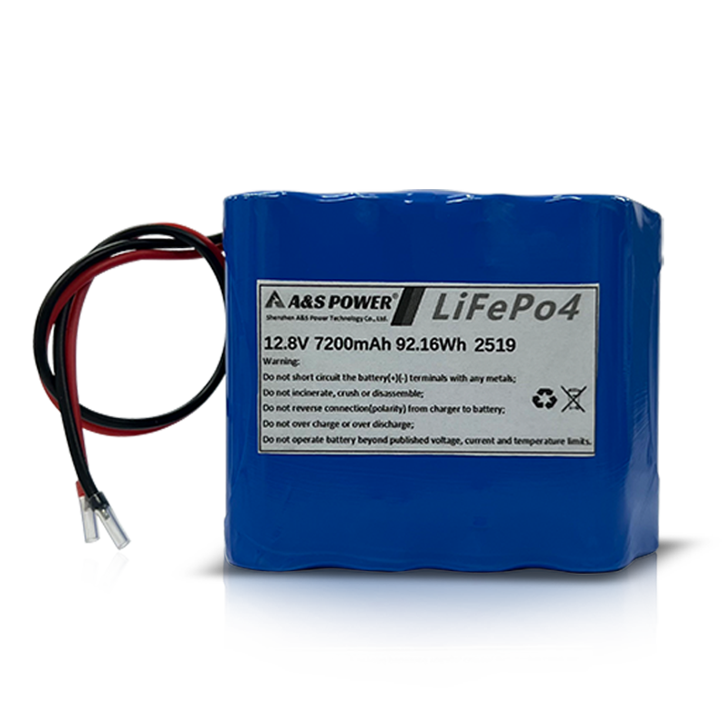 AS18650 12.8v 7200mAh 4S4P Rechargeable Lifepo4 Battery Pack