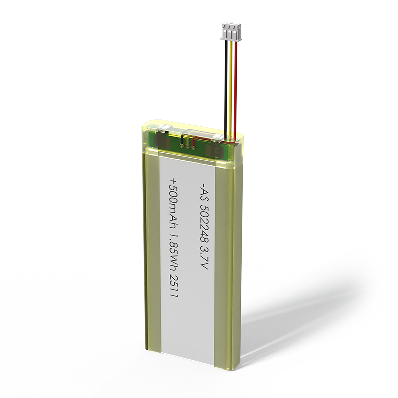 AS502248 3.7v 500mAh LiPo Battery