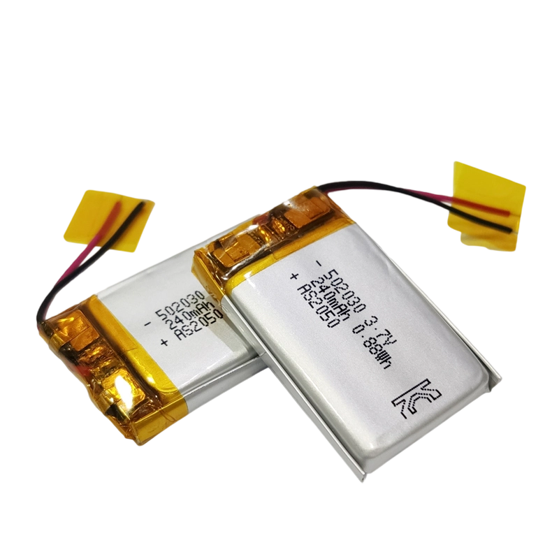 AS502030 3.7V 240mAh Li-Polymer Batteries