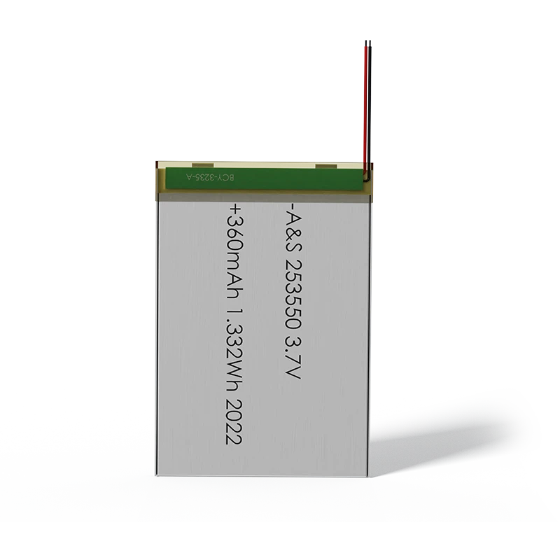 AS253550 3.7v 360mAh Lithium Polymer Battery 500 Deep Cycles