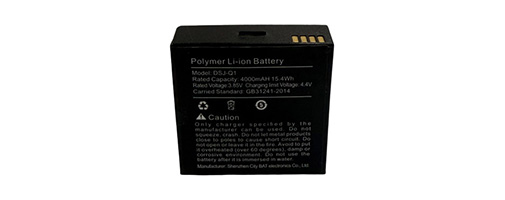 3.85v 4000mAh - 15.4Wh Polymer Li-Ion Battery
