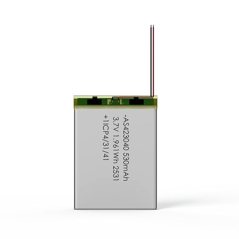 AS423040 3.7V 530mAh Li Ion Polymer Battery
