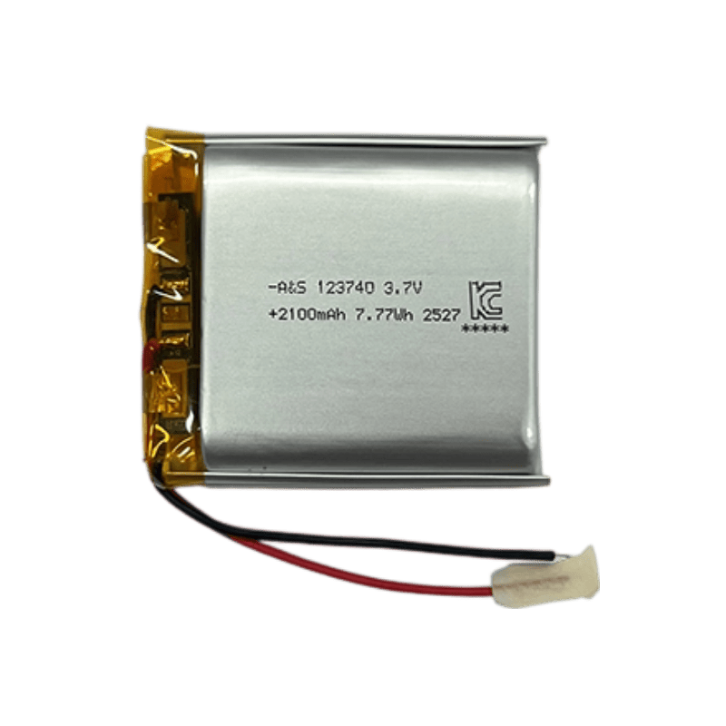AS123740 3.7v 2100mAh Lithium Polymer Battery 500 Deep Cycles