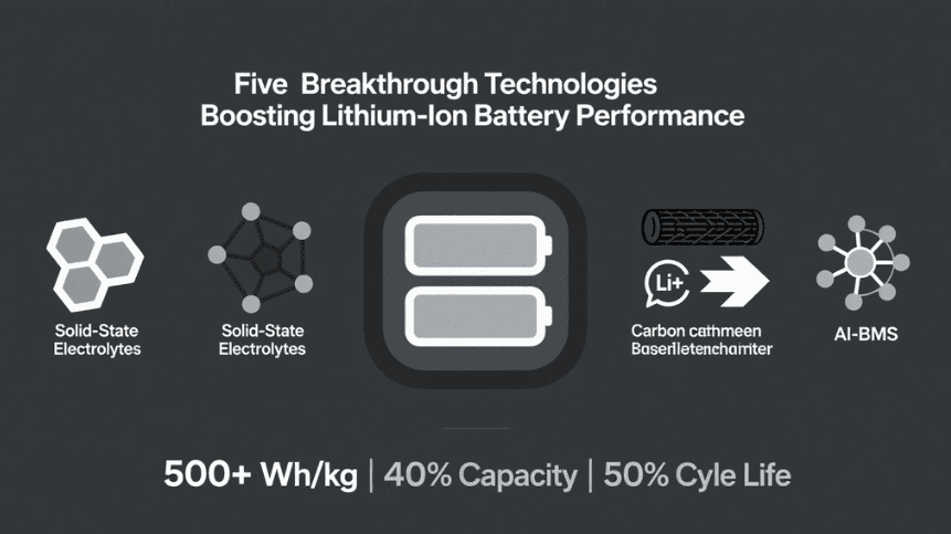 Five Breakthrough Technologies Boosting Lithium-Ion Battery Performance