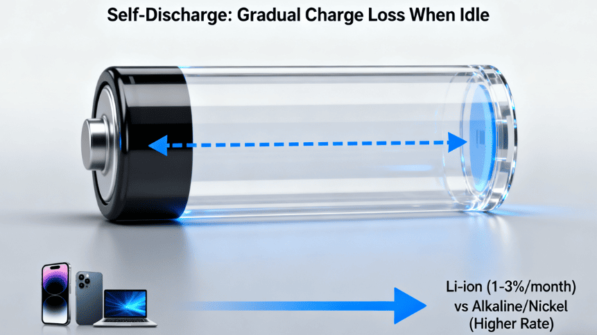 Lithium-Ion Battery Self-Discharge: Causes, Factors, and Prevention