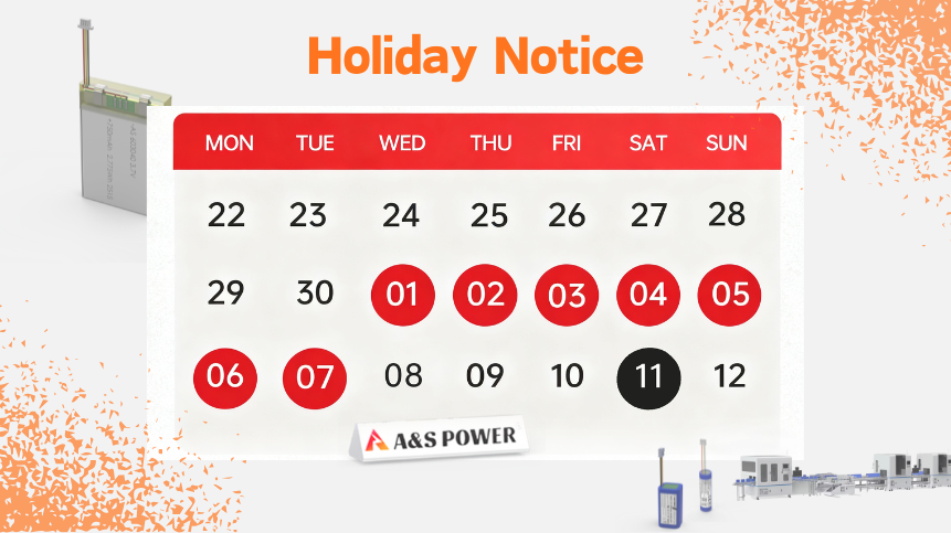 National Day Holiday Announcement: A&S Power Production and Shipping Update