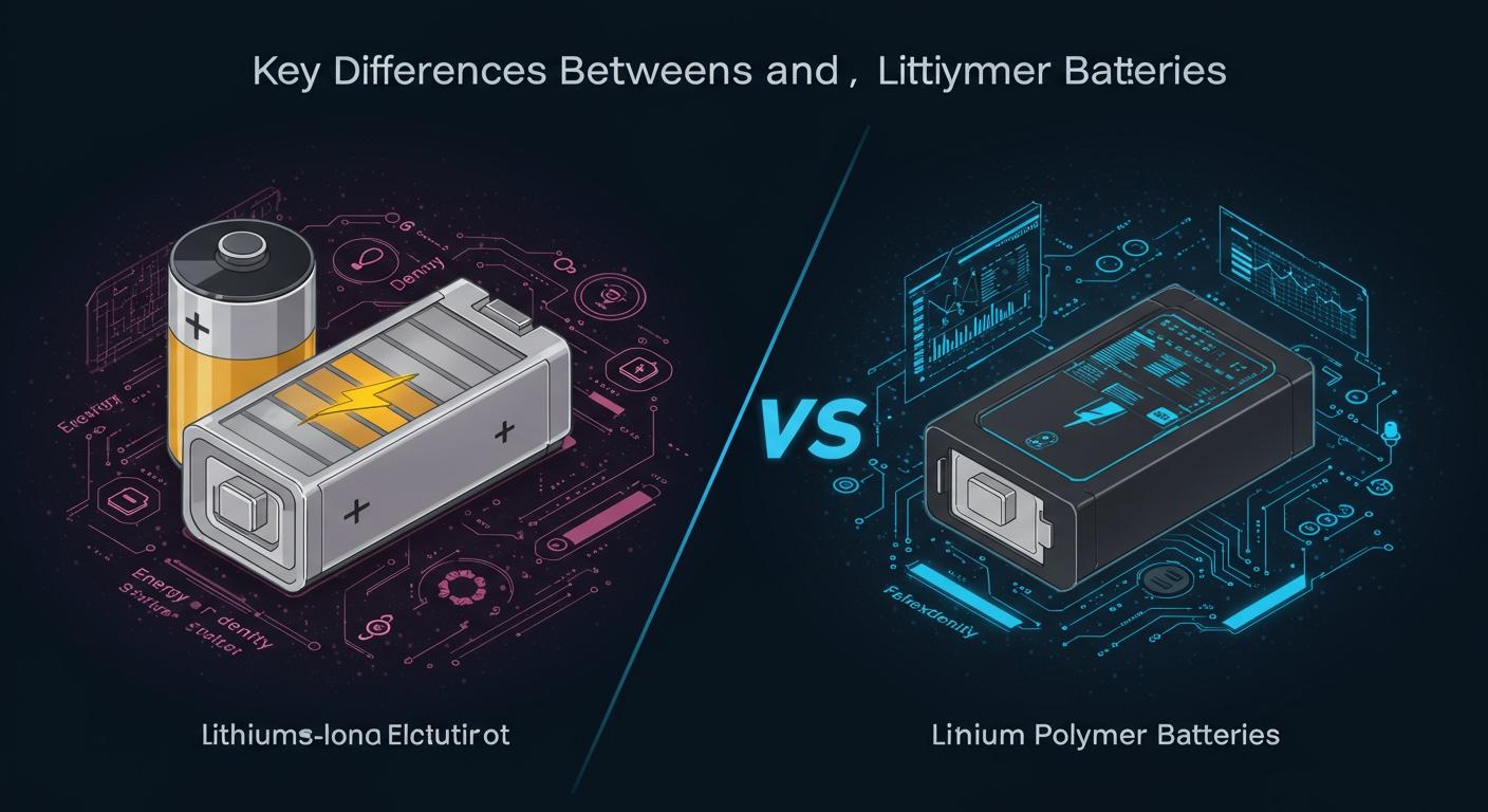 Key Differences Between Lithium-ion and Lithium Polymer Batteries