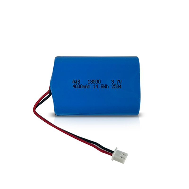 18500 3.7v 4000mAh Li-Ion Battery Pack Support OEM Customization