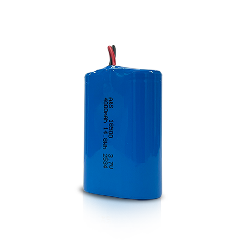 18500 3.7v 4000mAh Li-Ion Battery Pack Support OEM Customization