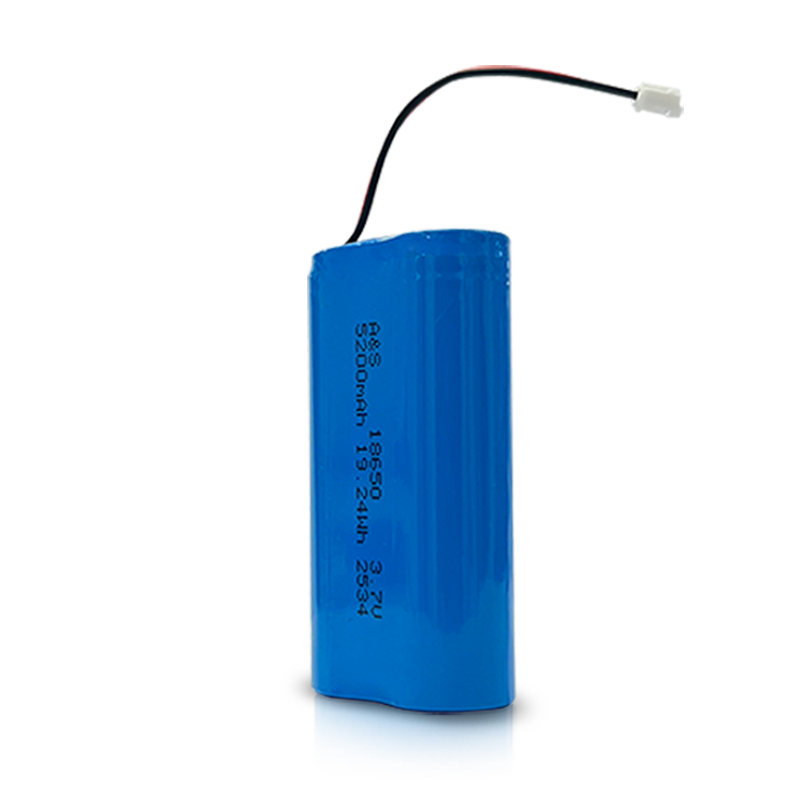 18650 3.7v 5200mAh Lithium Ion Battery Pack 500 Deep Cycles