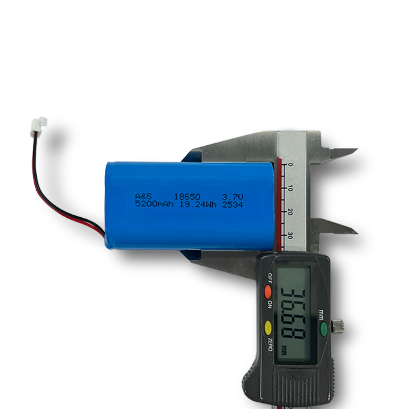 18650 3.7v 5200mAh Lithium Ion Battery Pack 500 Deep Cycles
