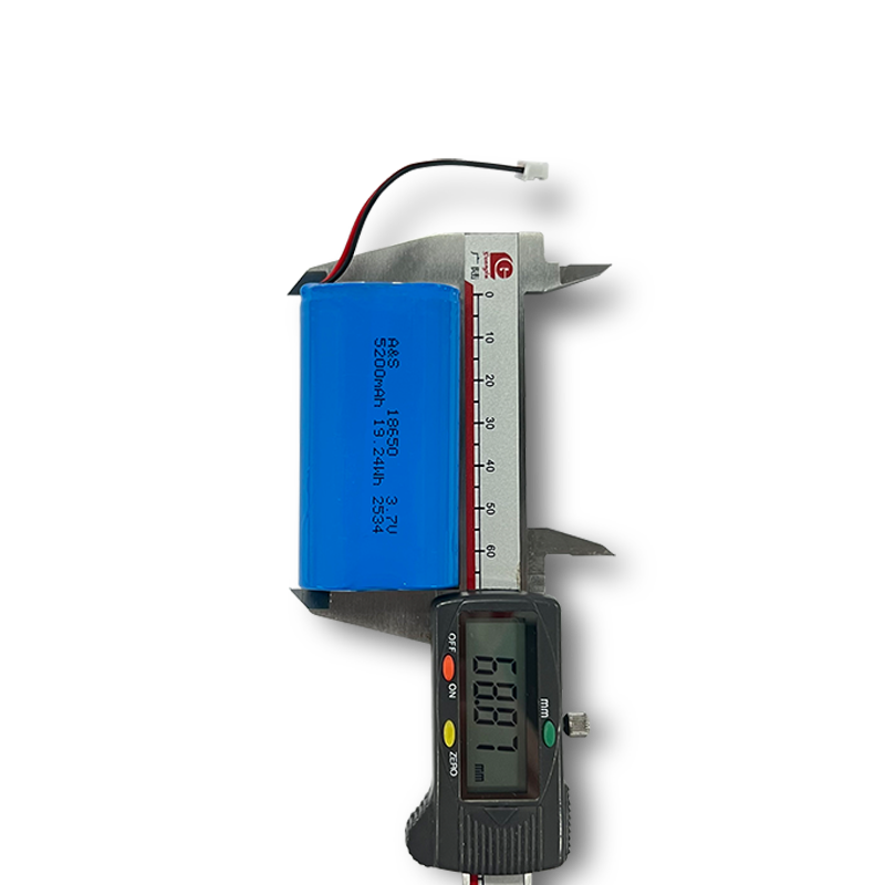 18650 3.7v 5200mAh Lithium Ion Battery Pack 500 Deep Cycles