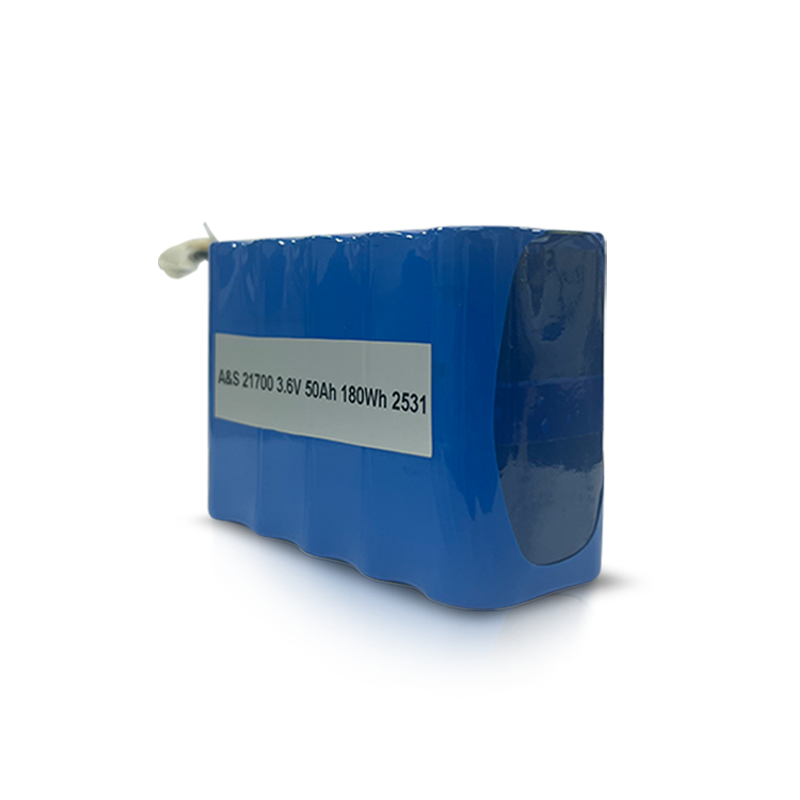 AS21700 3.6v 50Ah 1S10P Lithium Ion Battery Pack