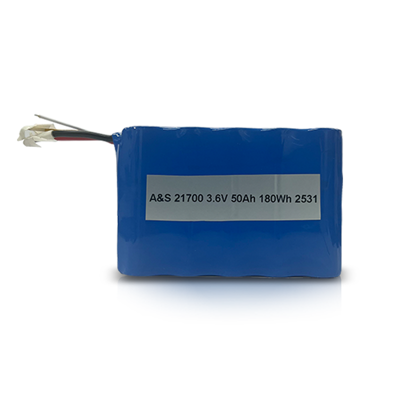 AS21700 3.6v 50Ah 1S10P Lithium Ion Battery Pack